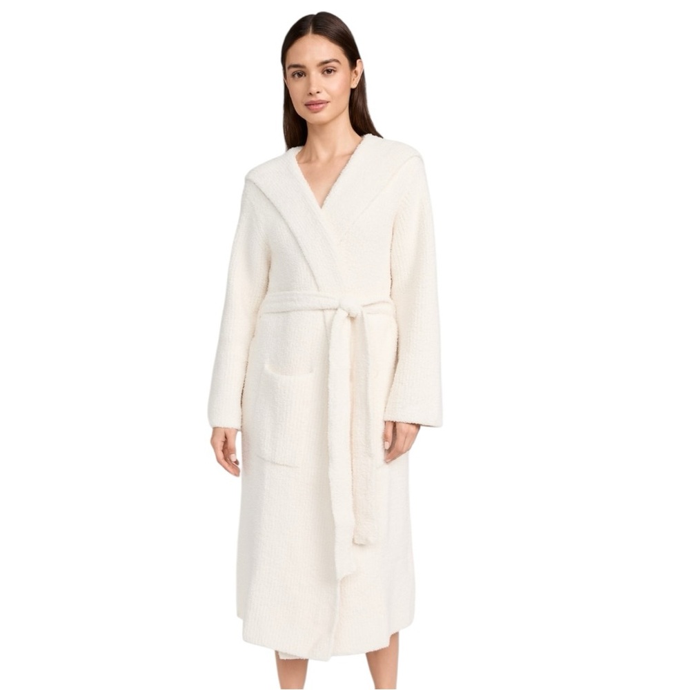 Barefoot Dreams Eco Cozy Chic Ribbed Plush Robe size 3